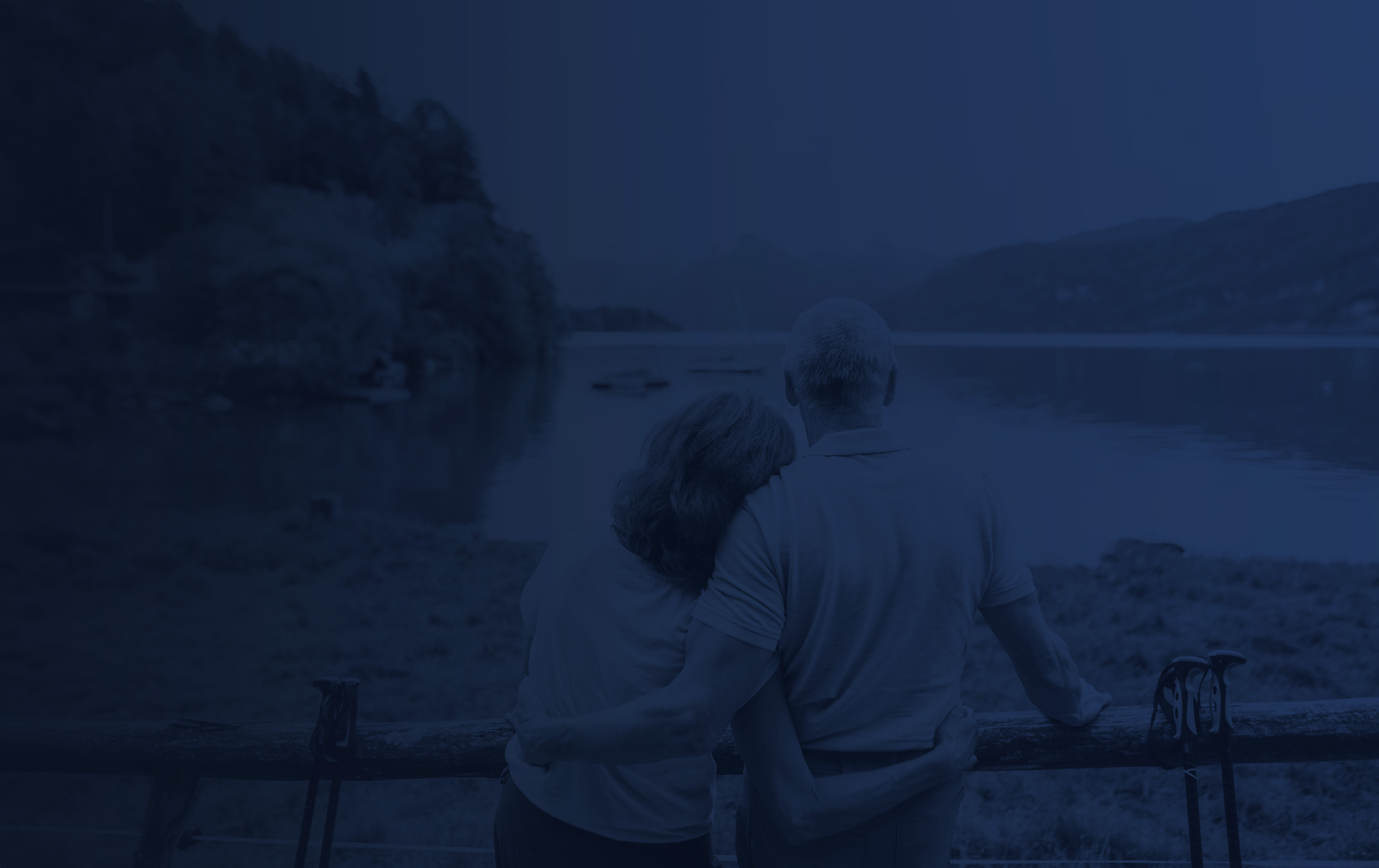 Retire couple enjoying vacation